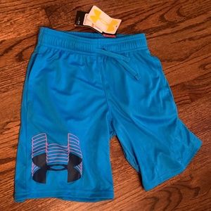 Youth Small Blue Under Armour Athletic Shorts